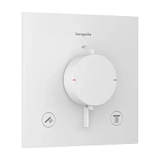 Термостат прихованого монтажу Hansgrohe Ecostat Comfort E 2 функції 33711700 білий матовий