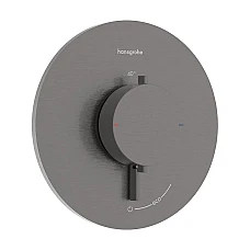 Термостат скрытого монтажа Hansgrohe Ecostat Comfort S 1 функция 33714340 черный матовый хром