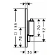 Термостат скрытого монтажа HANSGROHE Ecostat Comfort Q на 2 функции 33713990 золото
