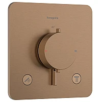 Термостат прихованого монтажу	HANSGROHE Ecostat Comfort Q на 2 функції 33713140 бронза