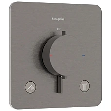 Термостат прихованого монтажу	HANSGROHE Ecostat Comfort Q на 2 функції 33713340 чорний хром