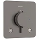 Термостат скрытого монтажа HANSGROHE Ecostat Comfort Q на 2 функции 33713340 черный хром