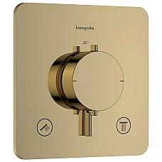 Термостат прихованого монтажу	HANSGROHE Ecostat Comfort Q на 2 функції 33713990 золото