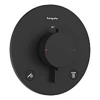 Термостат прихованого монтажу Hansgrohe Ecostat Comfort S 2 функції 33715670 чорний матовий