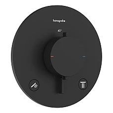 Термостат прихованого монтажу Hansgrohe Ecostat Comfort S 2 функції 33715670 чорний матовий