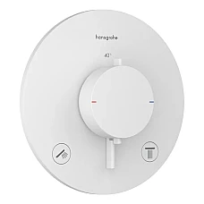 Термостат прихованого монтажу Hansgrohe Ecostat Comfort S 2 функції 33715700 білий матовий