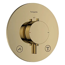 Термостат прихованого монтажу Hansgrohe Ecostat Comfort S 2 функції 33715990 золото