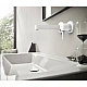 Змішувач для умивальника зі стіни Matt White HANSGROHE Finoris 165 76051700