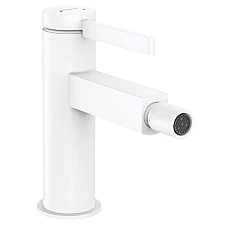 Змішувач для біде з донним клапаном push-open Matt White HANSGROHE Finoris 76200700