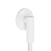 Шланговое подключение Hansgrohe FixFit Fine S с обратным клапаном 28882700 белый матовый