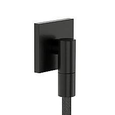 Шлангове під'єднання Hansgrohe FixFit Fine Е зі зворотнім клапаном 28883340 чорний матовий хром