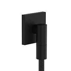 Шланговое подключение Hansgrohe FixFit Fine Е с обратным клапаном 28883670 черный матовый