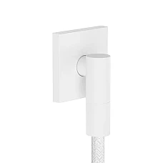 Шлангове під'єднання Hansgrohe FixFit Fine Е зі зворотнім клапаном 28883700 білий матовий