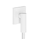 Шлангове під'єднання Hansgrohe FixFit Fine Е зі зворотнім клапаном 28883700 білий матовий