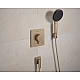 Шланговое подключение Hansgrohe FixFit Fine Q с обратным клапаном 28884140 бронза