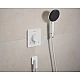 Шлангове під'єднання Hansgrohe FixFit Fine Q зі зворотнім клапаном 28884700 білий матовий