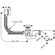 Злив-перелив для ванни HANSGROHE FLEXAPLUS 58150000