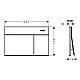 Панель змиву HANSGROHE iFrame Element E 66003700 білий матовий