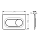 Панель смыва HANSGROHE iFrame Original Q Matt White 66002700