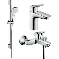 Набор смесителей для ванной Hansgrohe Logis 20240002