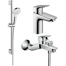 Набір змішувачів для ванни Hansgrohe Logis 20240002