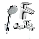 Набор смесителей для ванной Hansgrohe Logis 20240011