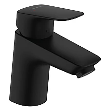 Одноважільний змішувач для раковини 70 pop-up Hansgrohe Logis 71070670 Matt Black
