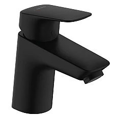 Одноважільний змішувач для раковини 70 push-open Hansgrohe Logis 71077670 Matt Black