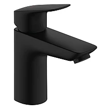 Одноважільний змішувач для раковини 100 pop-up Hansgrohe Logis 71102670 Matt Black