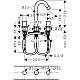Смеситель для раковины HANSGROHE Logis 71133000 