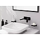Смеситель для раковины однорычажный настенный с изливом 19,5 см Hansgrohe Logis 71220670 Matt Black