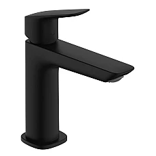 Змішувач одноважільний pop-up для раковини Fine 110 Hansgrohe Logis 71251670 Matt Black