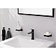 Смеситель однорычажный без push-open для раковины Fine 110 Hansgrohe Logis 71253670 Matt Black