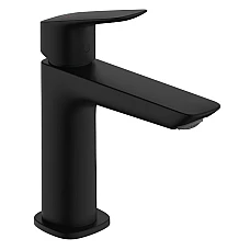 Змішувач одноважільний без pop-up для раковини Fine 110 Hansgrohe Logis 71255670 Matt Black
