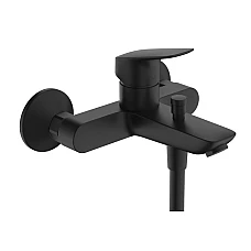 Змішувач для ванни одноважільний з 2 швидкостями потоку Hansgrohe Logis 71401670 Matt Black