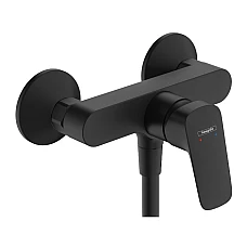 Одноважільний змішувач для душу з 2 швидкостями потоку Hansgrohe Logis 71601670 Matt Black