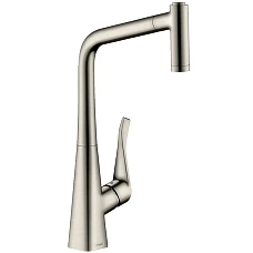 Змішувач для кухні Hansgrohe Metris 14820800 сталь