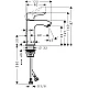 Смеситель для раковины HANSGROHE Metris 31088000 