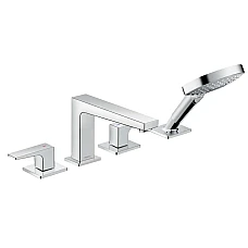 Змішувач на край ванни на 4 отвори Secuflex хромований HANSGROHE Metropol 32552000 
