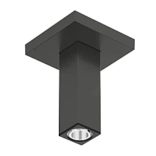 Кронштейн для верхнього душу стельовий Hansgrohe E 10 см 24338340 Brushed Black Chrome