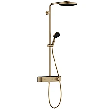 Душова система 1jet термостат EcoSmart Pulsify S Hansgrohe 24221140 Brushed Bronze