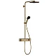 Душевая система 1jet термостат EcoSmart Pulsify S Hansgrohe 24221140 Brushed Bronze