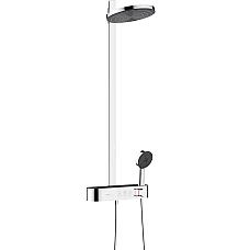 Душевая система 2jet EcoSmart 400 Chrome HANSGROHE Pulsify Showerpipe 260 24241000