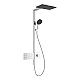 Душевая система Hansgrohe Raindance Alive Q 210/340 2jet EcoSmart из ShowerSelect Comfort 24591000 хром