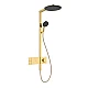 Душова система Hansgrohe Raindance Alive S 300 1jet EcoSmart з ShowerSelect Comfort 24583990 золото