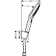 Ручной душ со шлангом HANSGROHE Raindance Select E 26720400