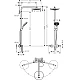 Душова система з термостатом HANSGROHE RAINDANCE SELECT S SHOWERPIPE 27129000