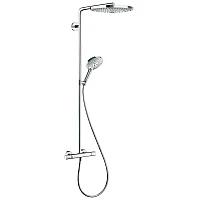 Душова система HANSGROHE RAINDANCE SELECT S SHOWERPIPE 27133400 кол. білий/хром