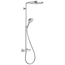 Душевая система HANSGROHE RAINDANCE SELECT S SHOWERPIPE 27133400 цв. Белый хром