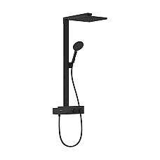 Душевая система с термостатом Hansgrohe Raindance E 300 1Jet Showerpipe 350 27361670 черный матовый
